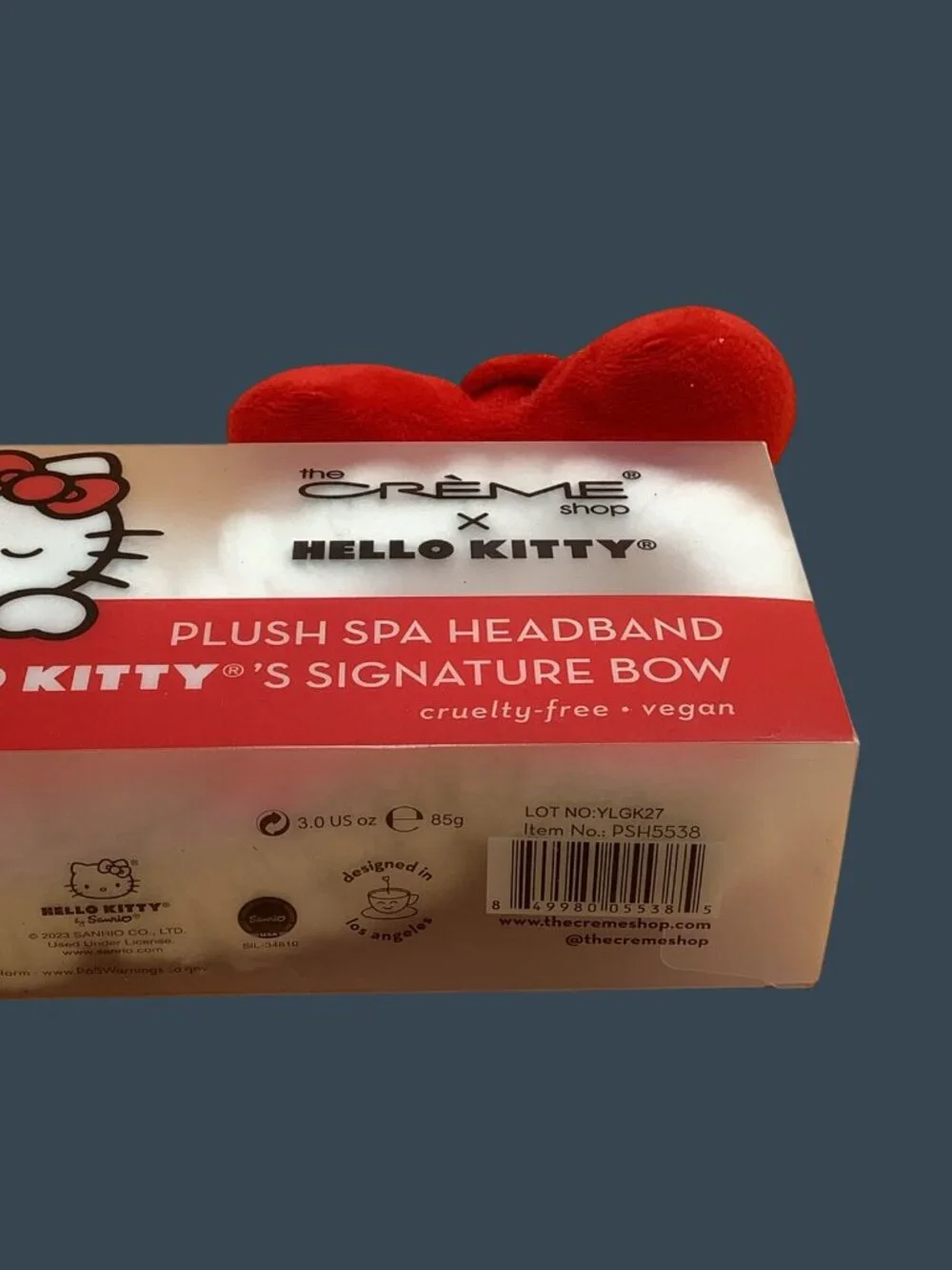 Hello Kitty Signature Plusg Bow Headband Spa Bath Time The Creme Shop x